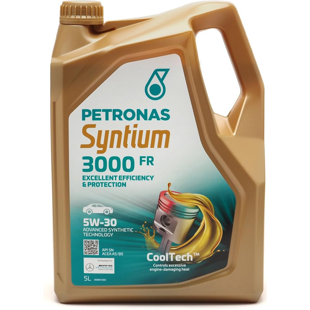 Petronas Syntium 3000 FR 5W30 Engine Oil, 5-Litre Bottle. : Amazon
